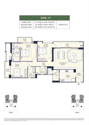 Emaar Urban Oasis Floor Plans