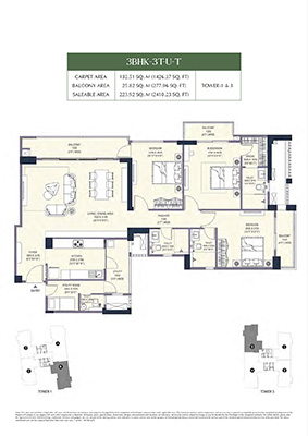 Emaar Urban Oasis Floor Plans
